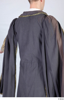  Photos Man in Historical Dress 41 18th century decorated dress gold decoration grey jacket with cloak historical clothing upper body 0007.jpg
